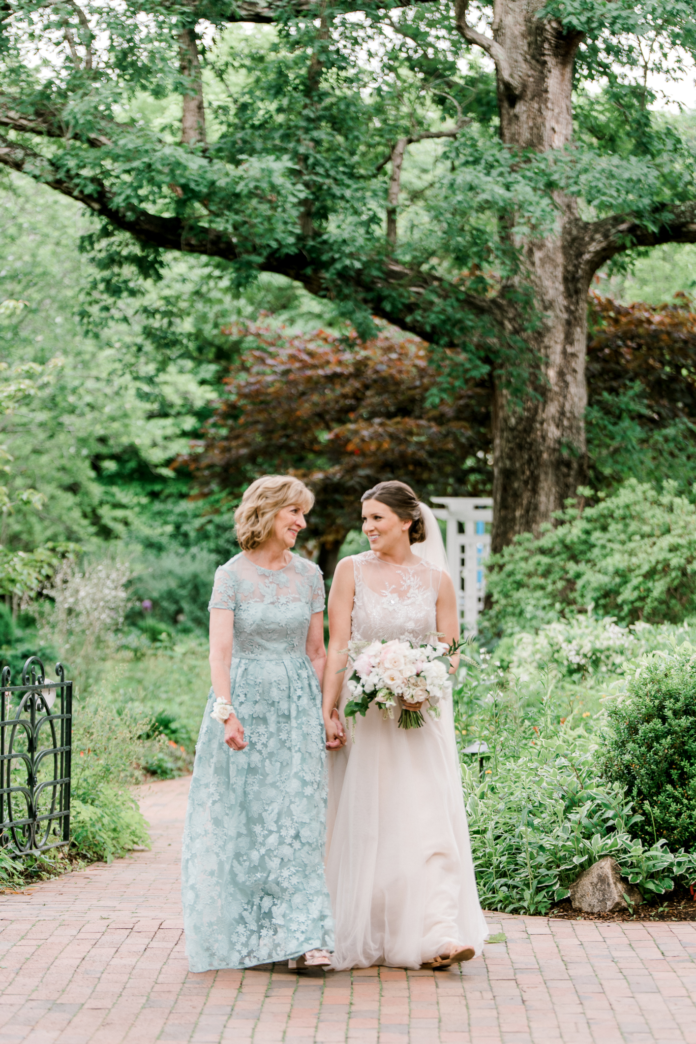 Gorgeous mother of the bride dress in blue lace