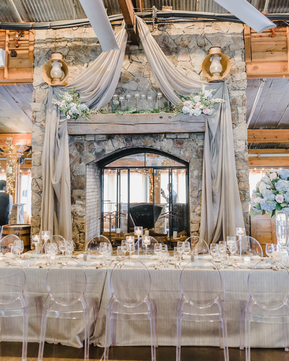 Head table at Angus Barn Pavilion